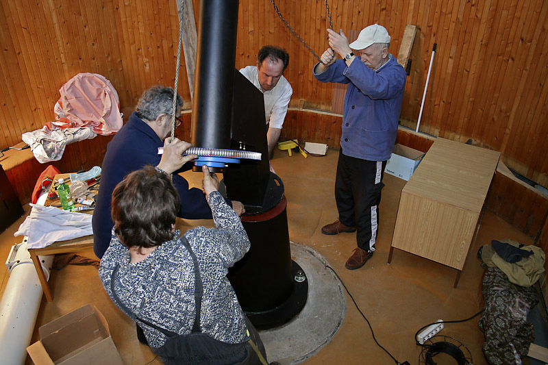 photo - installation of the equipment