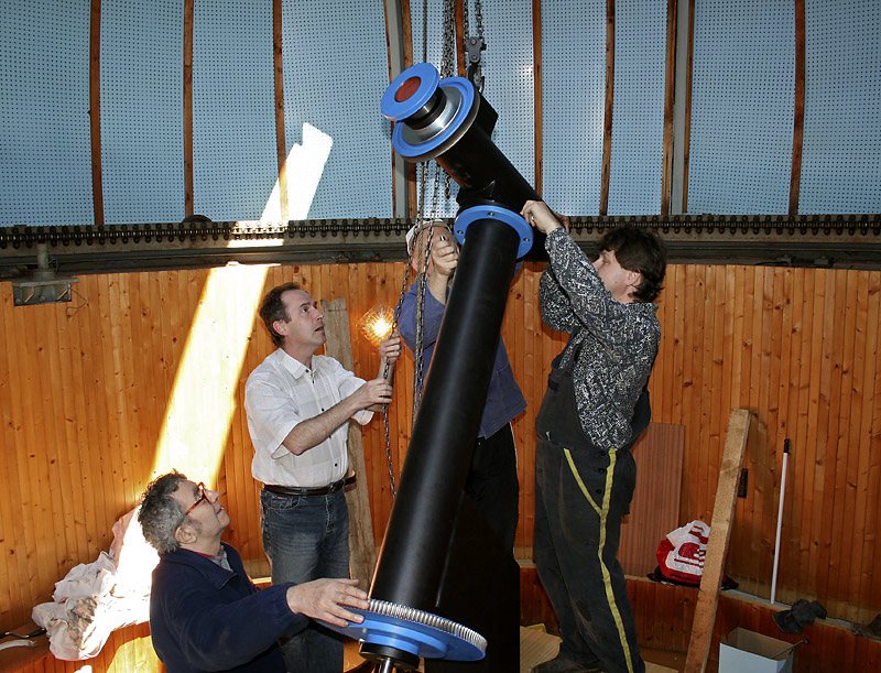 photo - installation of the equipment